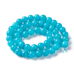 Natürliche weiße Jade Nachahmung amazonite Perlen Stränge&nbsp;G-I299-F04-8mm