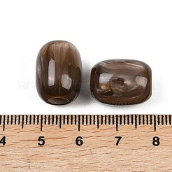 Undurchsichtiges Harz europäische Perlen&nbsp;RESI-C070-02