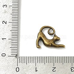 Colgantes de gatito de aleación de estilo tibetano&nbsp;TIBEP-A22092-AB-FF