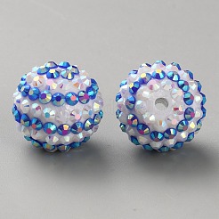 Harz Strass Perlen&nbsp;RB-WH0003-08M