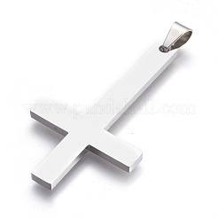Große Anhänger mit dem Heiligen-Petrus-Kreuz aus Edelstahl 304&nbsp;STAS-L218-04