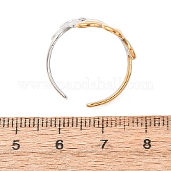 Anillos abiertos de acero inoxidable 304 para mujer&nbsp;SA-CBABC9E-05F-GP