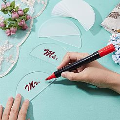 24pcs carte de lieu de mariage en acrylique&nbsp;AJEW-FG0002-07