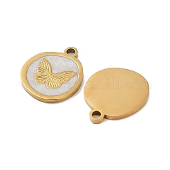 Placcatura ionica (ip) ciondoli in acciaio inossidabile chirurgico 316&nbsp;STAS-U014-53G-01