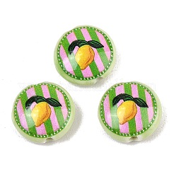 Cuentas de porcelana hechas a mano impresos&nbsp;PR-CBA938E-02D