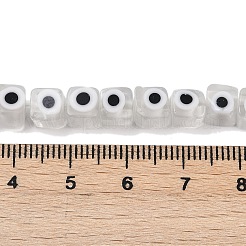 Fatti a mano in vetro murano male occhio fili di perline&nbsp;LAMP-G166-16B