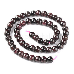Natürlicher Granat Perlen Stränge&nbsp;X-G-J376-37-8mm