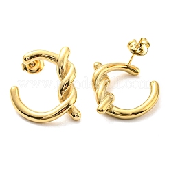 Boucles d'oreilles à tige en acier inoxydable 304&nbsp;EJEW-B023-06G