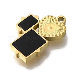 Ionenplattierung (IP) 304 Edelstahl manuelle Polieranhänger&nbsp;STAS-M059-05G-01