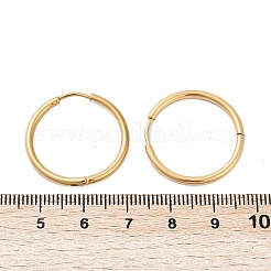 Creolen aus 304er Edelstahl&nbsp;EJEW-G272-02-20mm-G