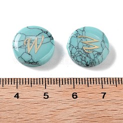 Perles de turquoise synthétique&nbsp;G-A238-02W