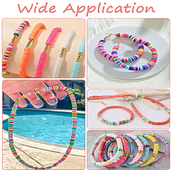 DIY-Sets zur Herstellung von Armbändern und Halsketten aus Polymer-Ton&nbsp;DIY-LP0001-66