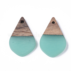Pendenti in resina e legno di noce&nbsp;RESI-S358-23B