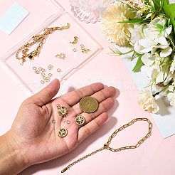 DIY-Sets zur Herstellung von Bettelarmbändern mit Sternenhimmel-Motiven&nbsp;DIY-BBC0002-76