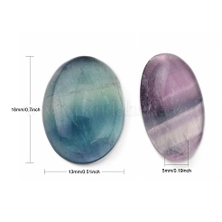Cabochon fluorite naturali&nbsp;G-I065-18x13mm