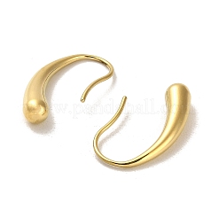 Boucles d'oreilles pendantes en forme de larme en acier inoxydable 304&nbsp;EJEW-Q793-01G