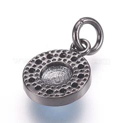 Ottone micro spianare fascino zirconi&nbsp;ZIRC-E124-63