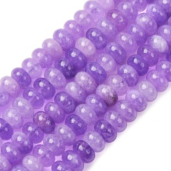 Chapelets de perles de jade blanche naturelle&nbsp;X-G-E507-01-11