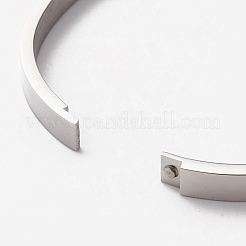 Anlaufgeschützte Armreifen aus 304 Edelstahl&nbsp;STAS-I169-03A-P