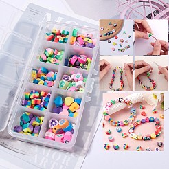 250pcs 10 Art handgemachte Polymer-Ton-Perlen&nbsp;CLAY-SZ0001-53