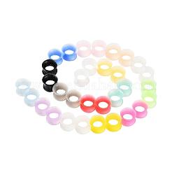 32 stücke 16 farben silikon glitzer dünne ohrmessgeräte fleischtunnel stecker&nbsp;FIND-YW0001-19C