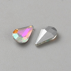 Glas Strass Cabochons&nbsp;GLAA-WH0042-30D