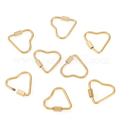 8 Stück 2 Stile 304 Edelstahl Schraube Karabiner Schloss Charms&nbsp;STAS-TA0005-51