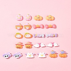22 Stück 11 Stile Halloween Motiv opake Resin Decoden Cabochons&nbsp;CRES-FS0001-15