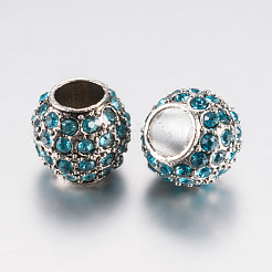 Perline europeo rhinestone  in lega&nbsp;PALLOY-F200-03F