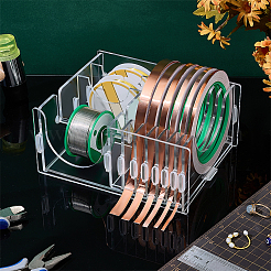 Organizador de discos de música acrílico&nbsp;ODIS-WH0043-293