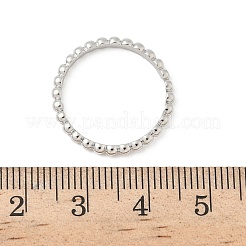 925 anello a fascia semplice in argento sterling&nbsp;RJEW-P164-01B-P