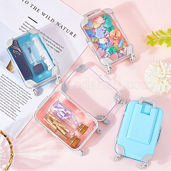 4 mini valise en plastique de 2 couleurs&nbsp;CON-SP0001-26A