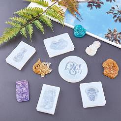 Buddhistische diy anhänger silikonformen kits&nbsp;DIY-OC0002-86