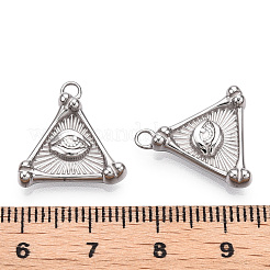 Pendentifs en acier inoxydable 304 anti-ternissement&nbsp;STAS-T064-31P