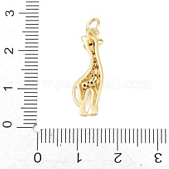 Ottone micro spianare pendenti zirconi&nbsp;KK-D258-27G