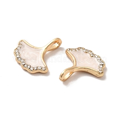 Pendente in strass in lega di placcatura a cremagliera&nbsp;LS-ENAM-O050-01G-04