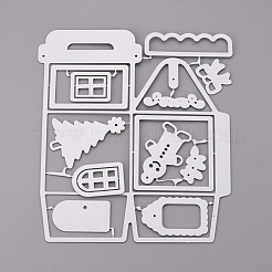 3d Weihnachtshausrahmen Kohlenstoffstahl Schneidwerkzeuge Schablonen&nbsp;DIY-F050-02