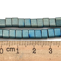 Chapelets de perles en hématite synthétique électrolytique sans magnétiques&nbsp;G-C106-B01-03B