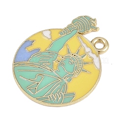 Pendentifs d'émail en alliage&nbsp;FIND-E054-06A