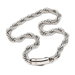 Colliers à chaîne en acier inoxydable 304 de 10 mm&nbsp;NJEW-C099-07A-P