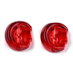 Perle di vetro verniciate a spruzzo trasparente&nbsp;GLAA-N035-036-C07