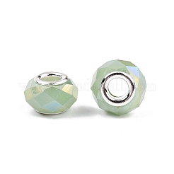 Nachahmung Jade Glas europäischen Perlen&nbsp;GPDL-N004-B14mm-A02