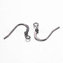 Ganci per orecchini francesi in ottone canna di fucile&nbsp;X-KK-Q369-B
