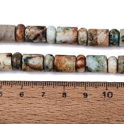 Fili di perline naturali di crisocolla e lapislazzuli&nbsp;G-Q616-09I