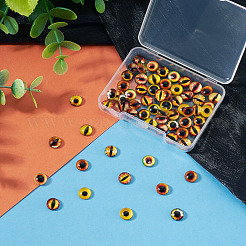 70pcs 2 styles de cabochons en verre&nbsp;GLAA-TADJ0001-18D