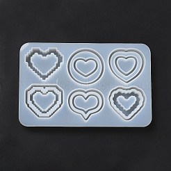 Herz diy silikon treibsand formen&nbsp;LS-DIY-G079-07A