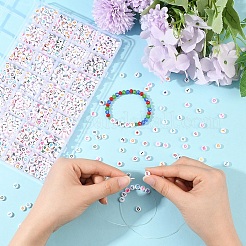 DIY-Set zur Herstellung von Stretch-Armbändern aus Acryl-Buchstabenperlen&nbsp;DIY-YW0011-62
