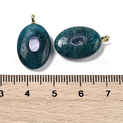 Anhänger aus natürlichem Apatit und Zirkonia&nbsp;G-Z076-01G-09