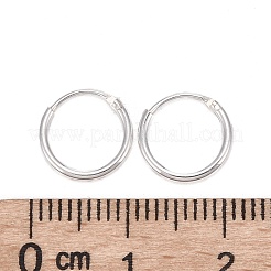 925 fornituras de pendientes de aro de plata esterlina&nbsp;STER-E062-05A-S