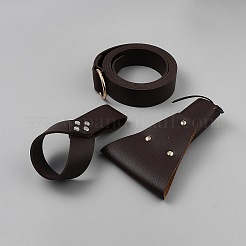 PU-Leder mit Taillenschwertscheide aus Legierung&nbsp;AJEW-WH20067-111PG
